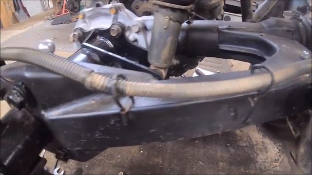 2002 yamaha big bear 400 restore project part 2 converting to rear disk brakes смотреть онлайн