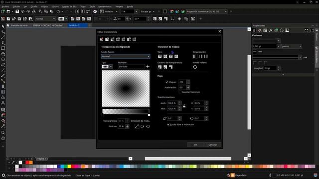 COMO HACER UNA ESFERA NEON EN COREL DRAW O COREL DESIGNER смотреть онлайн