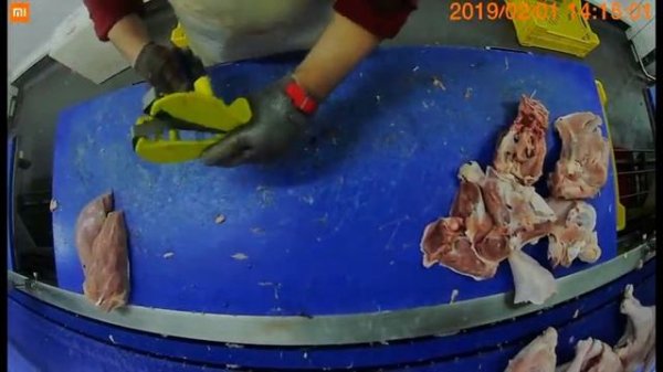 Обвалка индейки