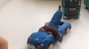 Моя коллекция машин из пластилина