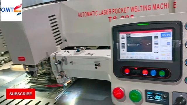 Automatic laser pocket welting machine смотреть онлайн