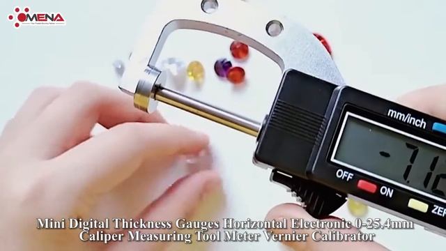 Mini Digital Thickness Gauges Horizontal Electronic 0 25 4mm Caliper Measuring Tool Meter Vernier C смотреть онлайн