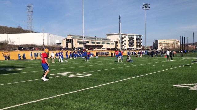 Pitt TE Deep Routes 4/11/19 | Pitt Spring Practice | PSN смотреть онлайн