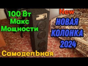 Новая самодельная колонка 2024 New 100вт макс ver 2.0