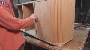 Изготовление тамбурной дверцы (деревянная шторка)