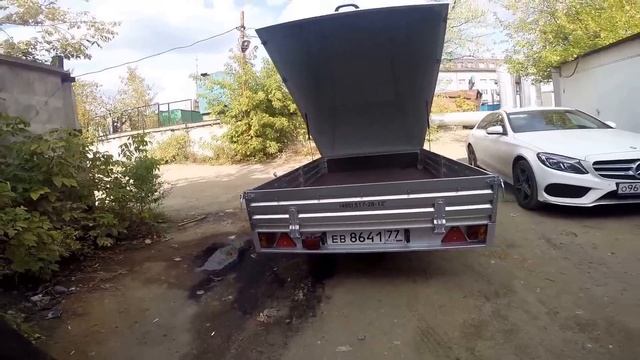 Легковой прицеп МЗСА 817702 с крышкой магазиприцепов.рф смотреть онлайн