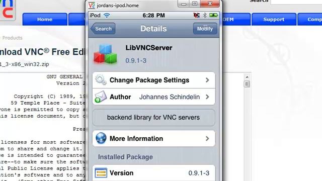 How to get vnc viewer for ipod touch/ iphone смотреть онлайн