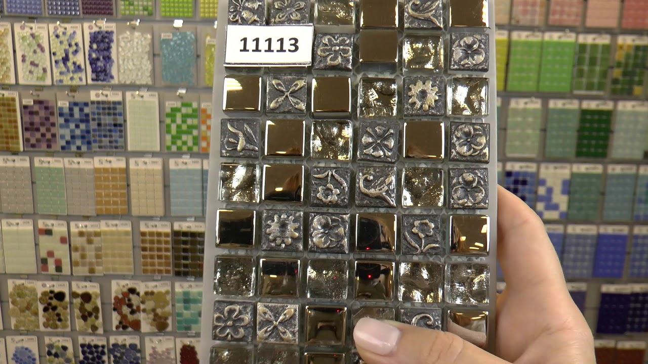 Мозаика из стекла, мрамора и полимера