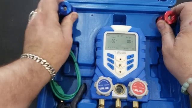 Unboxing Manifold Digital Value VDG 1 Con Acoples Rapidos Para Refrigeracion Automotor R134a Y Mas