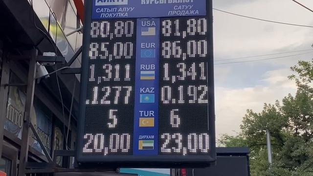 Рубль 1.31😬Евро 85🤯, Курс валют Бишкек, 15-июнь 19:00 МОССОВЕТ смотреть онлайн