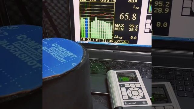 Comfort Mat BLOCKSHOT + BLOCKATOR. Best Noise Killer: -38 Db !!