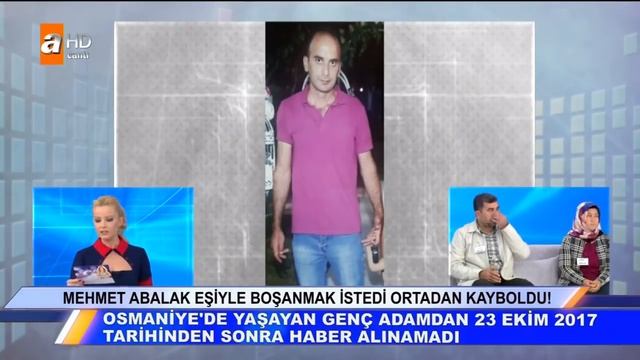 Mehmet Abalak'tan 23 Ekim 2017 tarihinden sonra haber alınamadı - Müge Anlı İle Tatlı Sert 31 Ekim смотреть онлайн