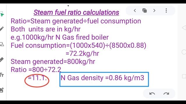 Boiler Steam fuel ratio calculations смотреть онлайн