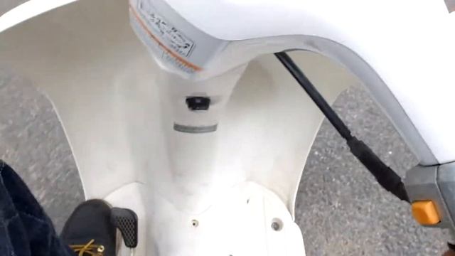 ⑥始動走行 ジョルカブ AF53 白 セルキック１発始動エンジン好調 смотреть онлайн
