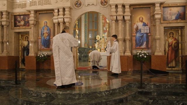 Рождественское богослужение в кафедральном Благовещенском соборе смотреть онлайн