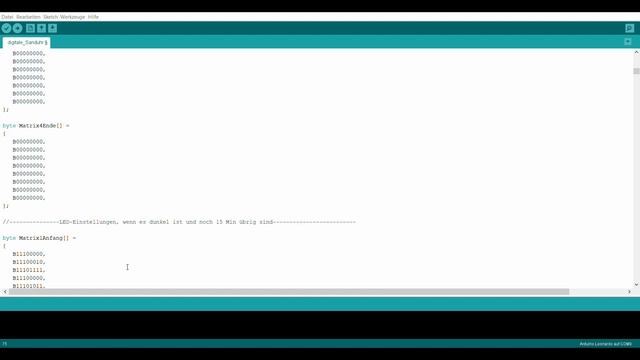 Digitale Sanduhr mit Helligkeitssensor (Arduino, MAX7219, LDR) смотреть онлайн