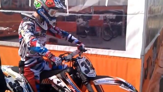 Davide Guarneri 39 KTM 350. Starcross Mantova 2012 смотреть онлайн