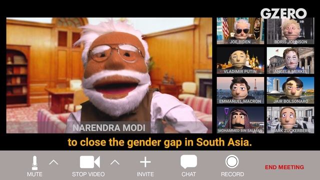 The Gender Gap Revealed!! | PUPPET REGIME | GZERO Media
