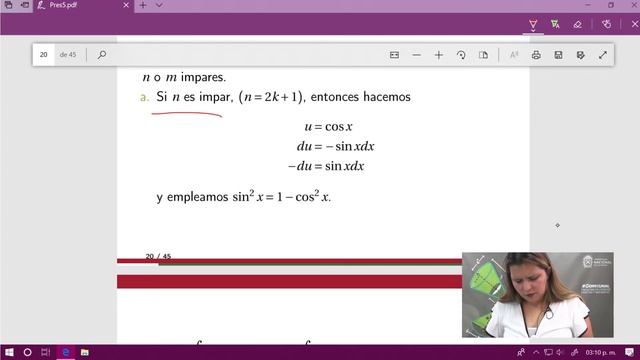 6. INTEGRALES TRIGONOMÉTRICAS - ELIZABETH SOLÓRZANO TOVAR смотреть онлайн