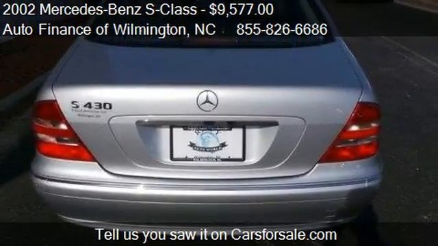 2002 Mercedes-Benz S-Class 4.3L - for sale in WILMINGTON, NC смотреть онлайн