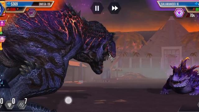 My OMEGA 09 Boss Dino @jurassicworld the game NO VIP NO HACK Techno gaming смотреть онлайн