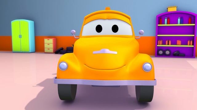 The Dump Truck - Tom the Tow Truck in Car City Street Vehicles for Kids смотреть онлайн