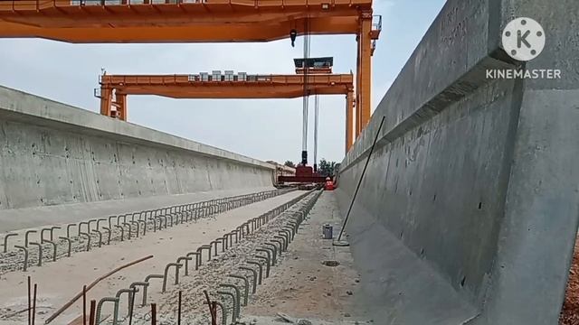 Ncc Segment Hennur Metro Rail Project Casting Yard Namma Metro 2023 video смотреть онлайн