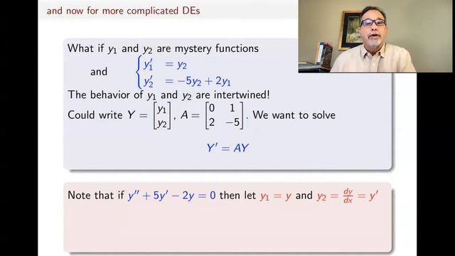 LA77 Solving Systems of Linear Differential Eqts with constant coeff using matrix diagonalization смотреть онлайн