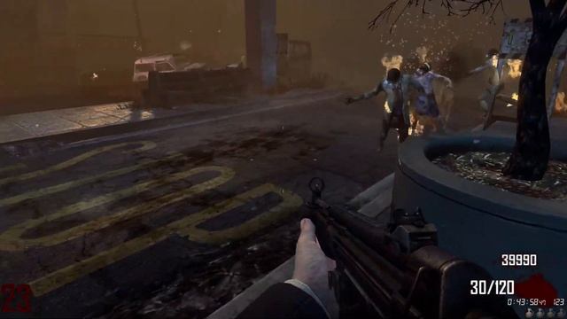 Black Ops 2 zombies Bus Depot box side roundup strat to 27 round 30 run (full game) смотреть онлайн