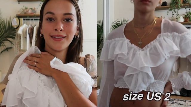 TRY ON SUMMER CLOTHING HAUL ft. princess polly смотреть онлайн