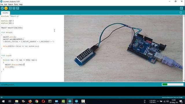 Arduino | Using TM1637 4 Digits Seven Segment Display with Arduino смотреть онлайн