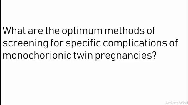 RCOG Guidelines: Management of Monochorionic Twin Pregnancy смотреть онлайн