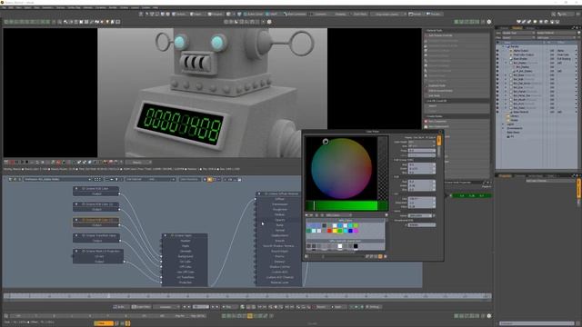 Modo _ Octane Render_ Digits Procedural Texture смотреть онлайн
