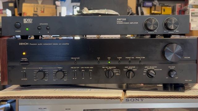 Denon PRA-1000 preamplifier with rosewood sides Osd Audio 300W 2 Channel Stereo Power Amplifier смотреть онлайн