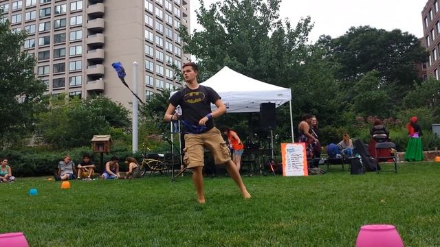 Mike Walker Rope Dart Improv at Figment 2015 смотреть онлайн