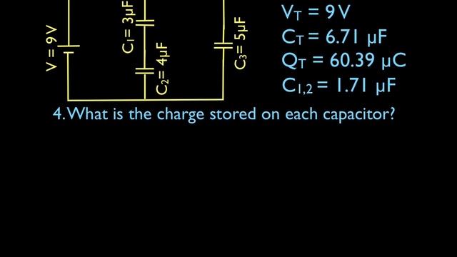 Capacitors (4 of 11) in Combination, Series and Parallel Capacitors смотреть онлайн