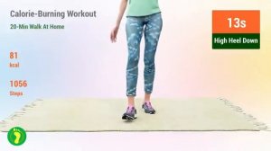 20-Минутная тренировка для сжигания калорий!Простые упражнения в домашних условиях:)