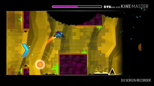 Я создал свой первый уровень в Geometry Dash. Попробуйте его пройти!!! смотреть онлайн