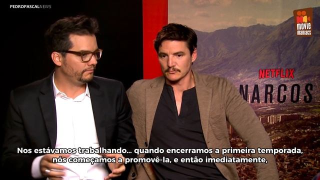 [LEGENDADO] Pedro Pascal e Wagner Moura falam sobre a segunda temporada de Narcos e mais смотреть онлайн