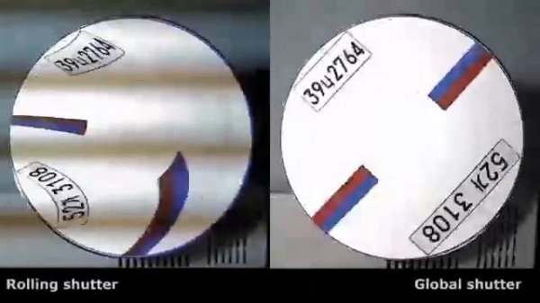 Global shutter VS rolling shutter