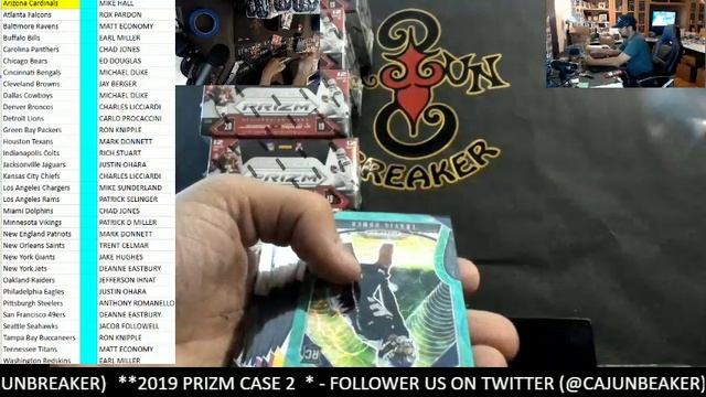 CAJUNBREAKER 2019 PRIZM FOOTBALL CASE #2 10-26-2019 смотреть онлайн