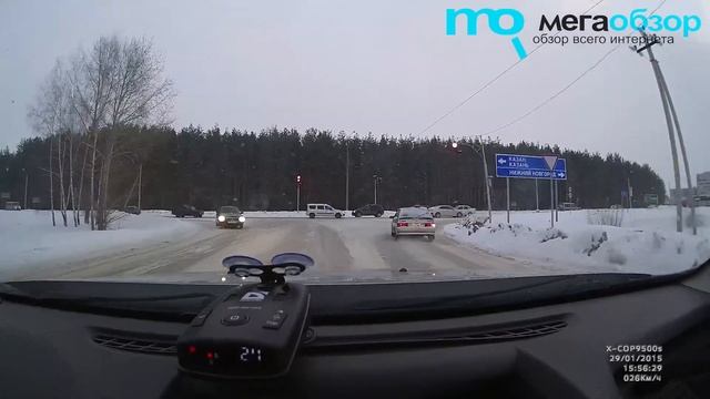 Пример видеозаписи Neoline X-COP 9500s смотреть онлайн