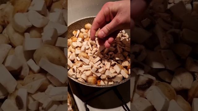 ЖАРЕНЫЕ ПЕЛЬНИ С ГРИБАМИ И СЫРОМ БЫСТРЫЙ УЖИН!!! смотреть онлайн