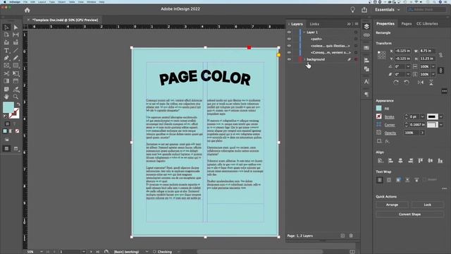 How to Change Page Color in InDesign смотреть онлайн