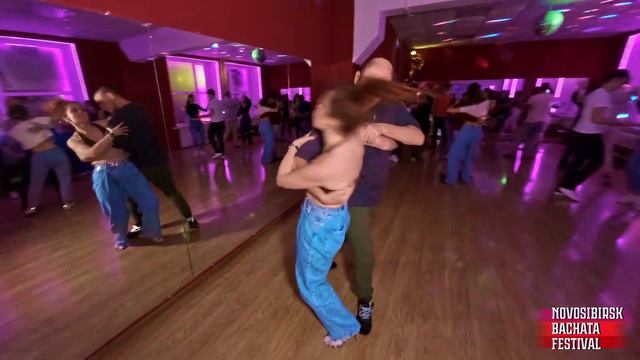 Bachata Social by Yakov Tselischev & Mariya Novoselova @ Novosibirsk Bachata Festival — Salsateca смотреть онлайн