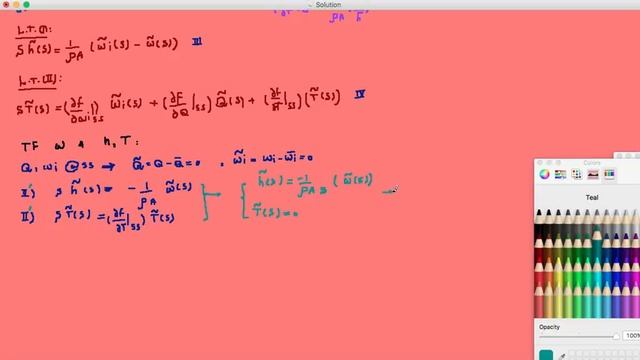 Laplace transform and transfer function of a tank with simultaneous heating level changes смотреть онлайн