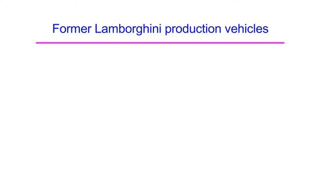 List of Lamborghini automobiles (1964-2018) смотреть онлайн