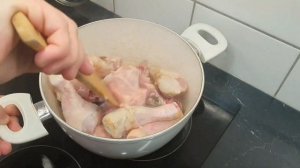 Жареные Куриные окорочка с картошкой | Fried chicken thigh with potatoes #foodblogger