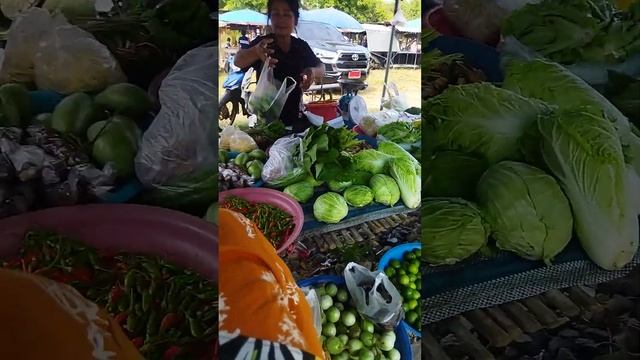 Деревенский рынок Тайланд.