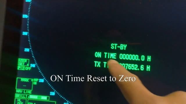 Furuno Radar TX time and On Time Reset Furuno FAR-2107 смотреть онлайн